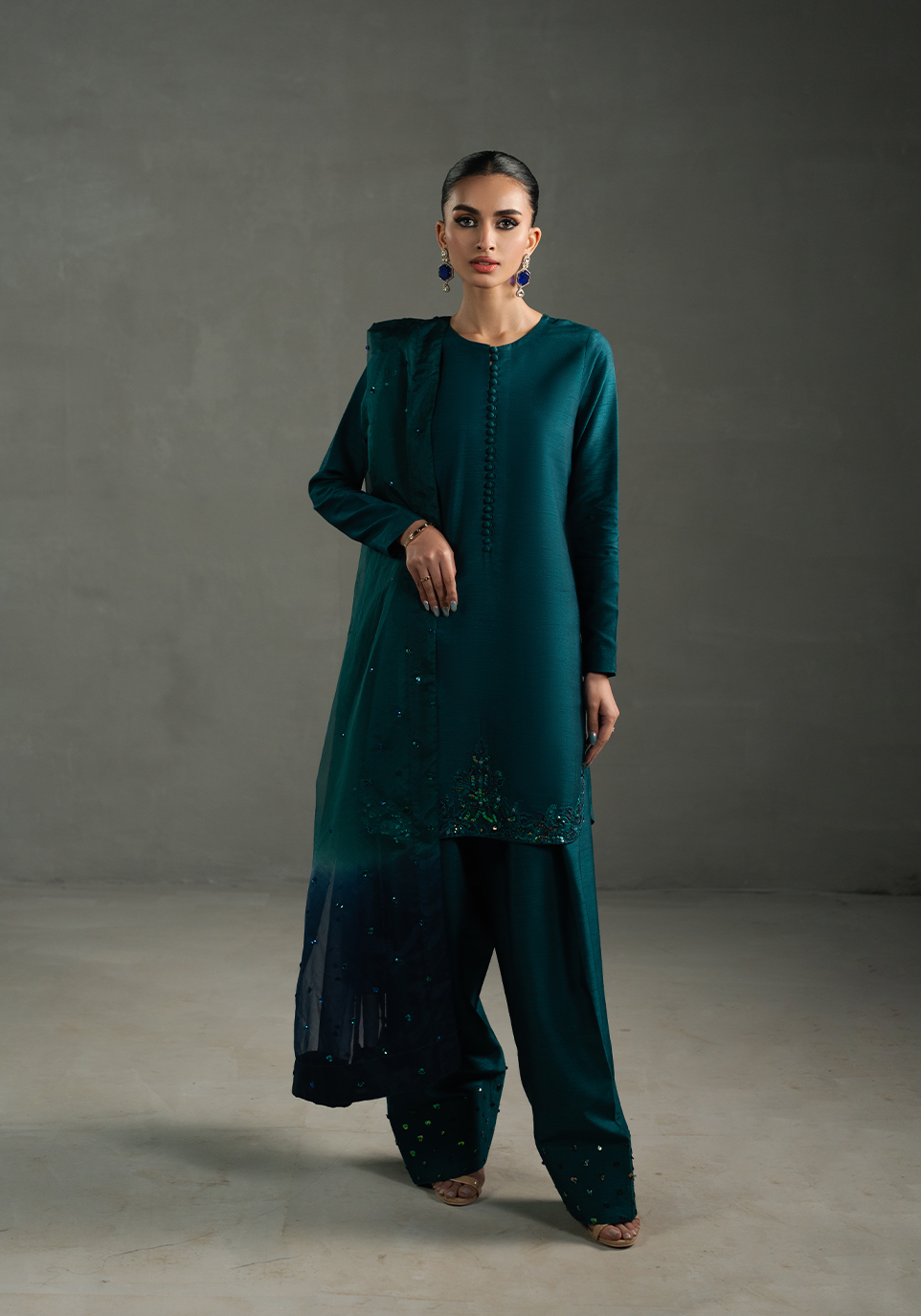 Zarqash | Silk Edit | ZQS 015 ELOISE by Zarqash - Designer Dress - Type: Ladies Clothes - Available at Libayah - 100% Original