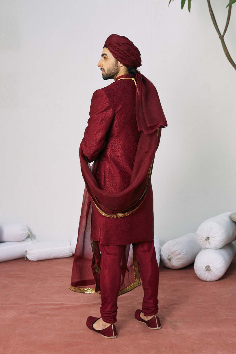 Pakistani Menswear | Mina Kashif | Khanzada by Libayah - Designer Dress - Type: Menswear - Available at Libayah - 100% Original