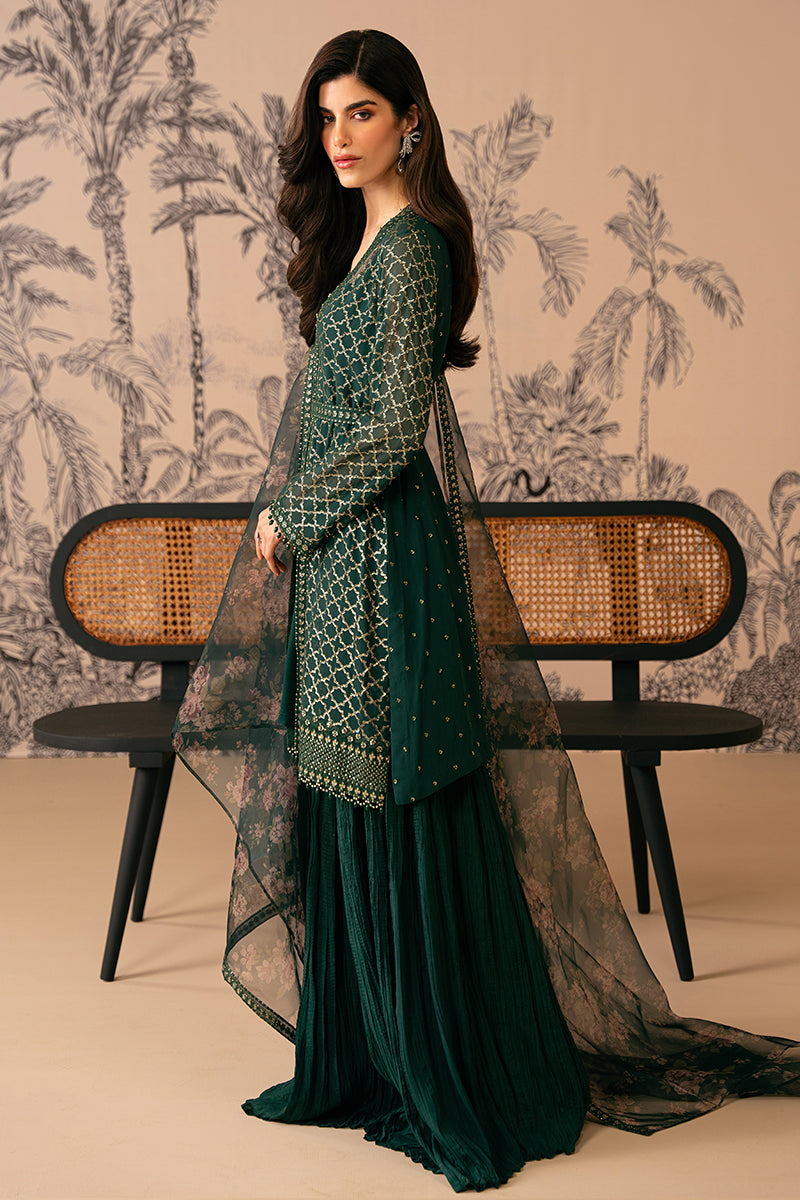 Cross Stitch | Luxe Atelier 24 | VIRIDIAN HAVEN by Cross Stitch - Designer Dress - Type: Ladies Clothes - Available at Libayah - 100% Original