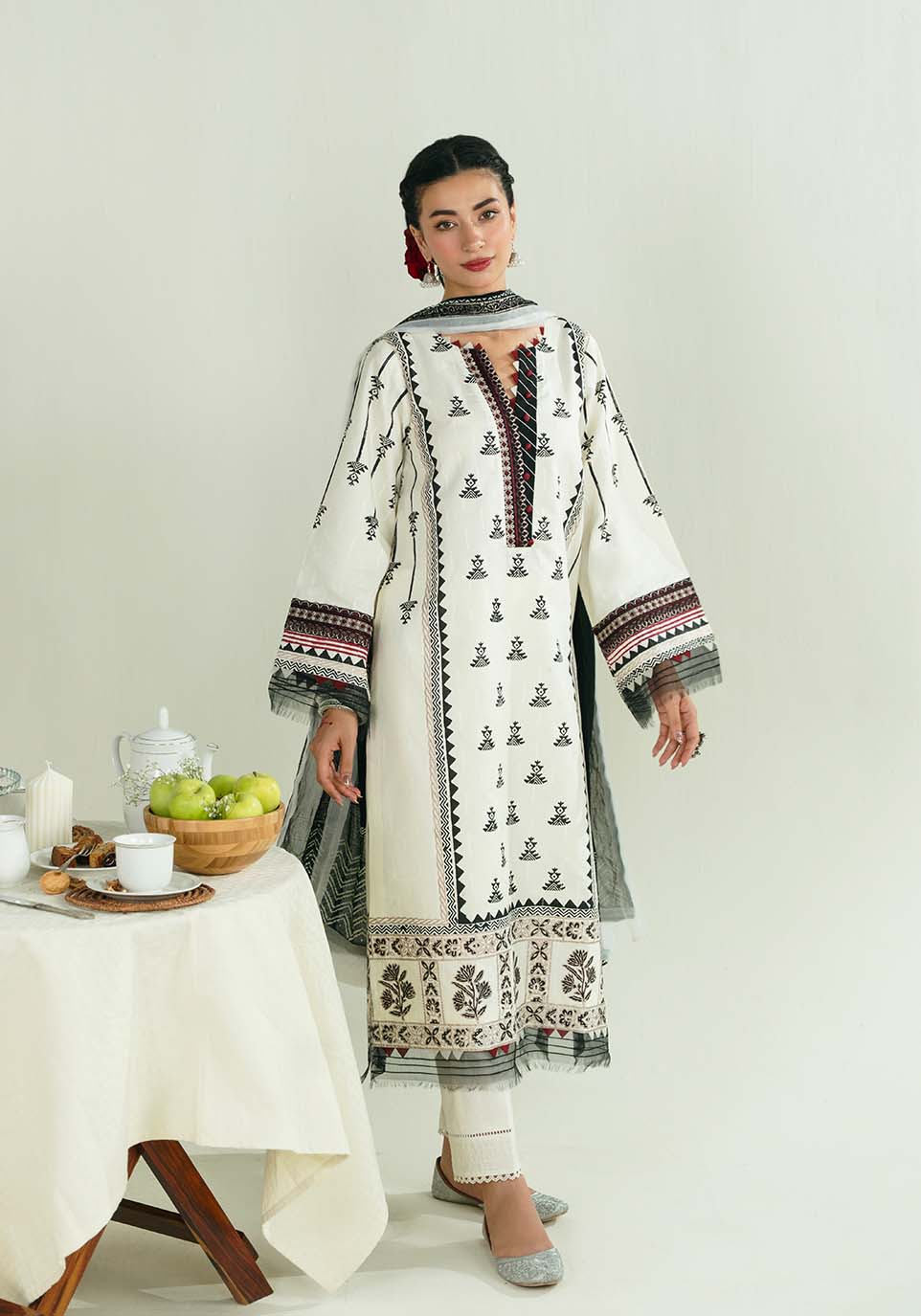 Zarqash | Nazakat Ready to Wear | NOOR-E-SIYAH by Zarqash - Designer Dress  - Type : Ladies Clothes - Available at Libayah - 100% Original 