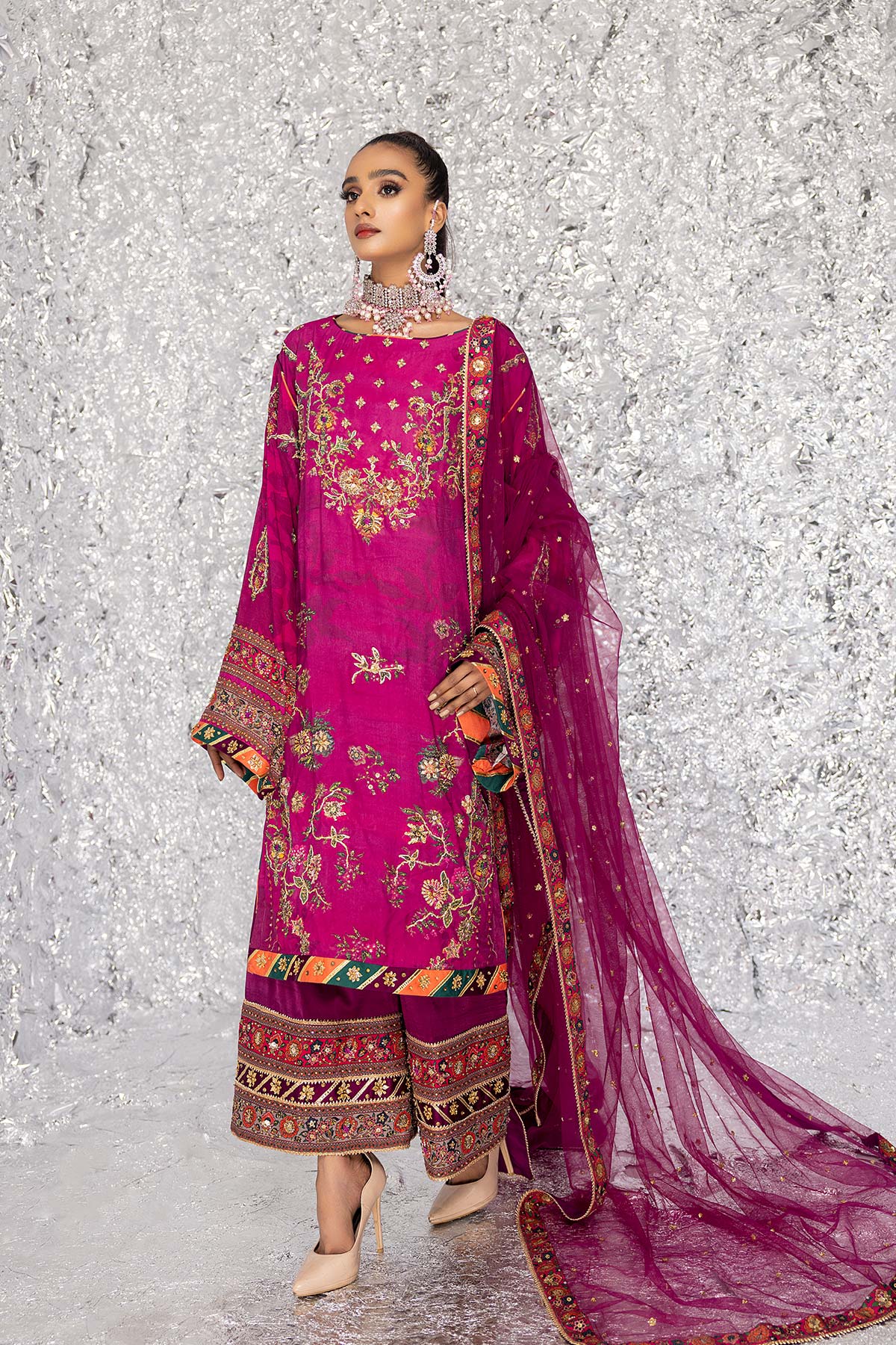 Mina Kashif | Luxury Pret | MK22-3 by Mina Kashif - Designer Dress - Type: Formal - Available at Libayah - 100% Original