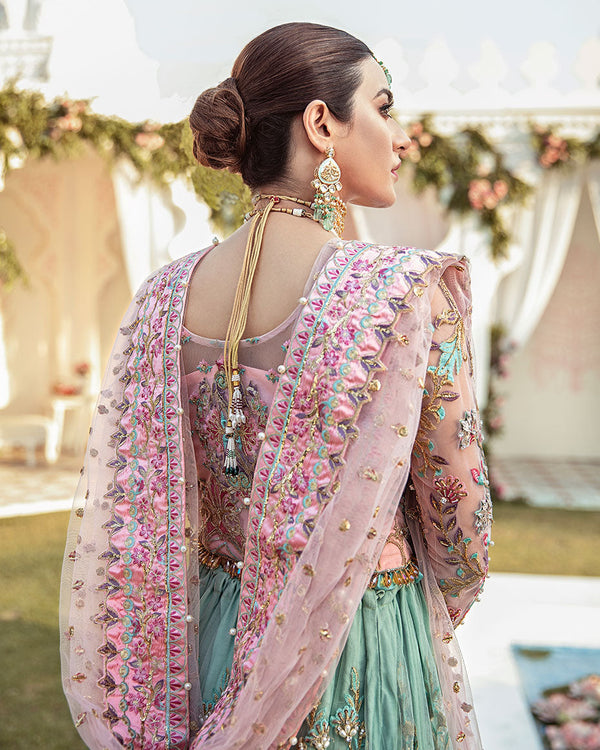 Gulaal | Wedding Formals | Joli Embroidered Net 3-Piece Suit WS-03 by Gulaal - Designer Dress - Type: Ladies Clothes - Available at Libayah - 100% Original