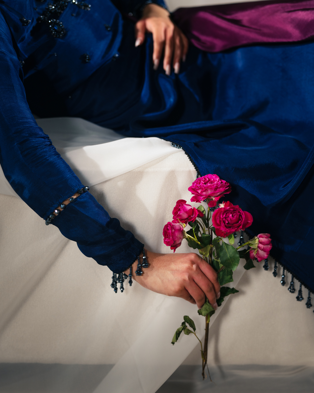 Vasal | Zyra Luxe Pret 26 | Sapphire drift by Vasal - Designer Dress  - Type : Ladies Clothes - Available at Libayah - 100% Original 