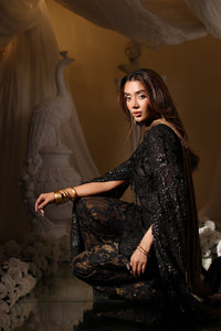 Musferah Saad | Casa Blance |Noir Symphony by Musferah Saad - Designer Dress  - Type : Ladies Clothes - Available at Libayah - 100% Original 