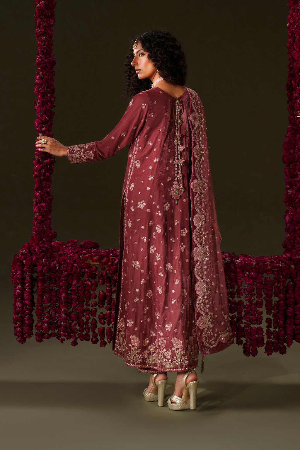 Iznik | Velvet 25 | IV-75 Embroidered Velvet by Iznik - Designer Dress - Type : Ladies Clothes - Available at Libayah - 100% Original 