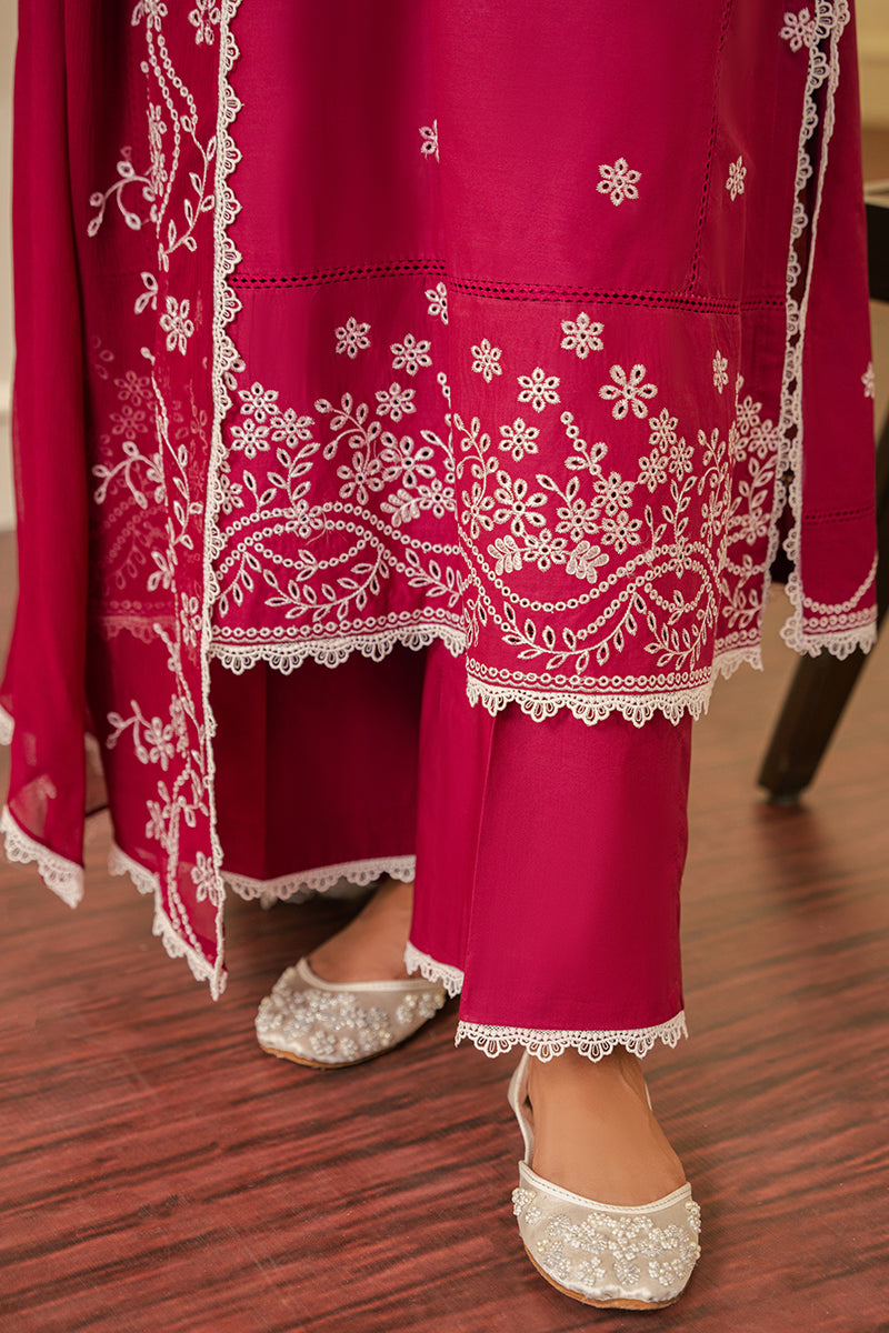 Cross Stitch | Embroidered Lawn Mahiri 24 | ROSE IMPRESSION by Cross Stitch - Designer Dress - Type: Luxury - Available at Libayah - 100% Original