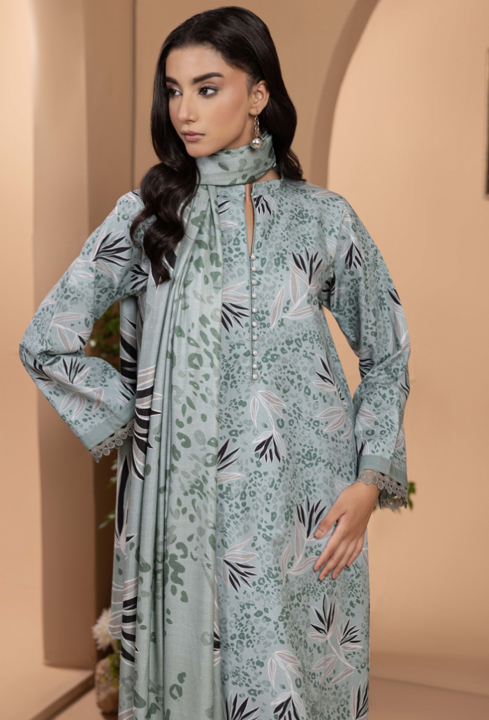 Humdum | Zara Winter 24 | Zara - D01 by HumDum - Designer Dress - Type: Casuals - Available at Libayah - 100% Original