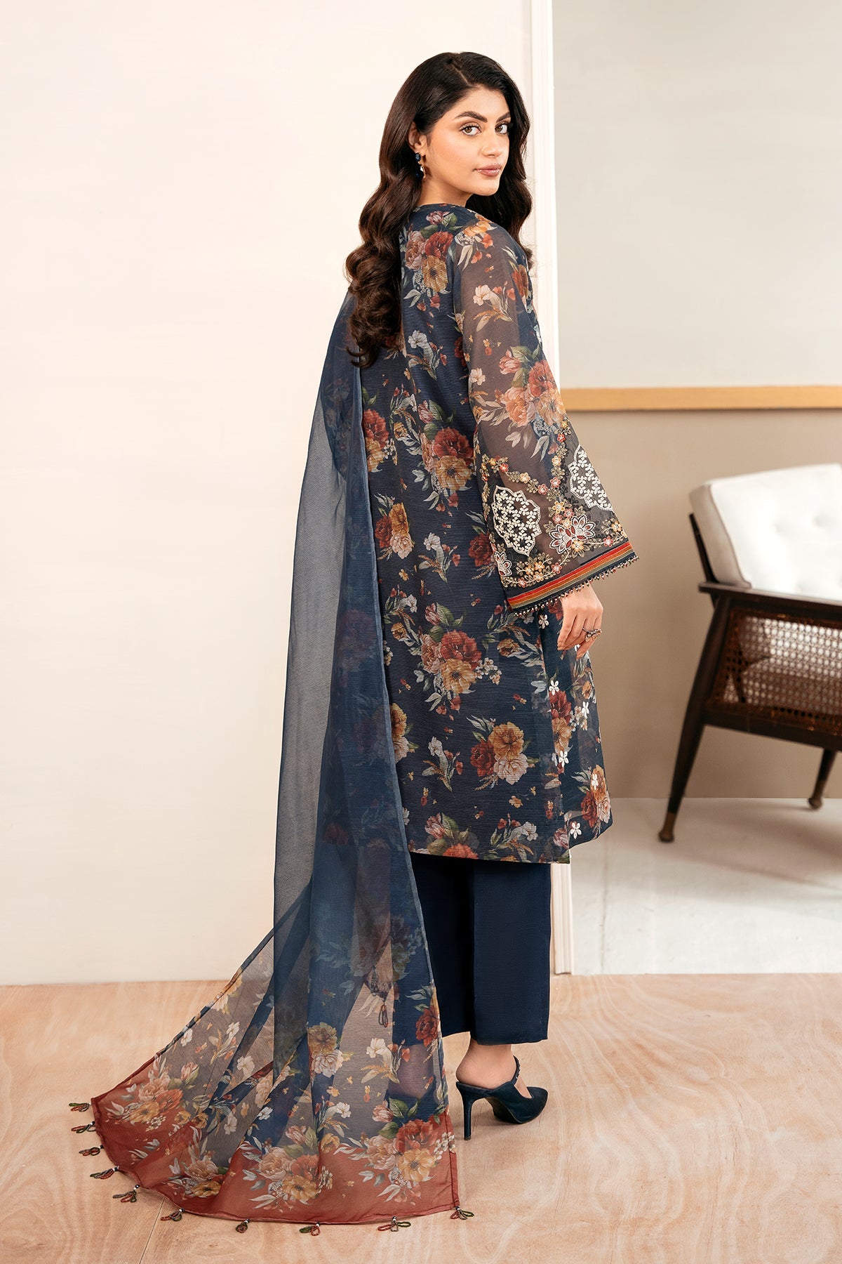 Baroque | Formal Collection | UF-4035 by Baroque - Designer Dress  - Type : Ladies Clothes - Available at Libayah - 100% Original 