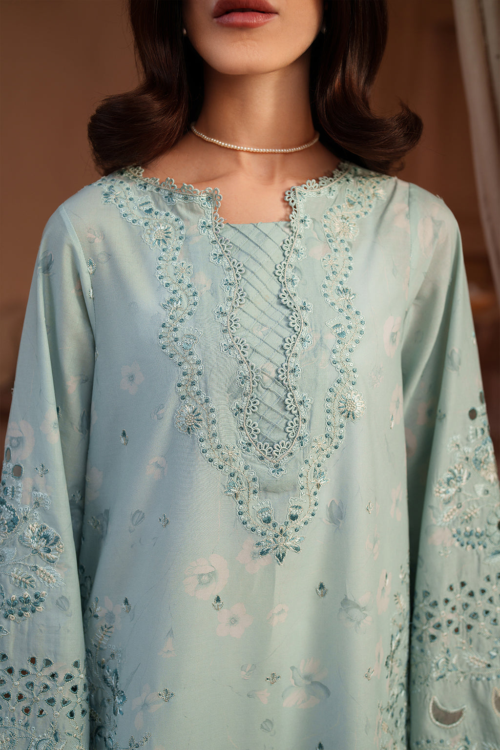 Iznik | Eid lawn | EL-05 Embroidered Lawn by Iznik - Designer Dress  - Type : Ladies Clothes - Available at Libayah - 100% Original 