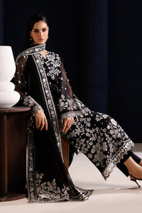 Baroque | Formals Collection | EMBROIDERED COTTON NET UF-4441 by Baroque - Designer Dress  - Type : Ladies Clothes - Available at Libayah - 100% Original 