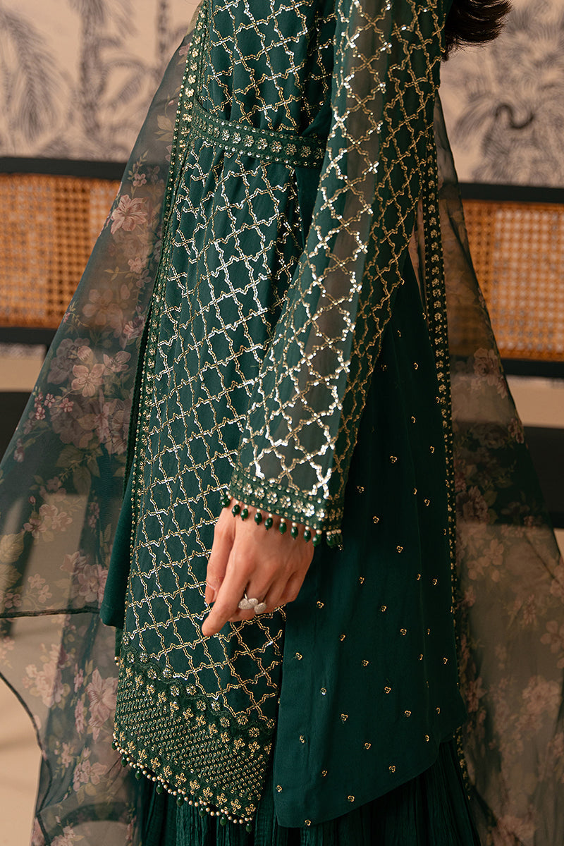 Cross Stitch | Luxe Atelier 24 | VIRIDIAN HAVEN by Cross Stitch - Designer Dress - Type: Ladies Clothes - Available at Libayah - 100% Original