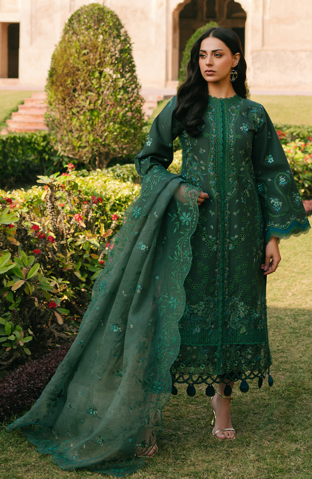 Fiona | Sarang Lawn 25 | Mirana by Fiona - Designer Dress - Type: Ladies Clothes - Available at Libayah - 100% Original