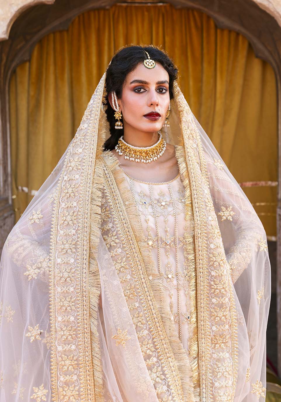 Naaz – authentic Pakistani formal dress from the Zarqash Arzoo Festive Collection collection for women in the UK.