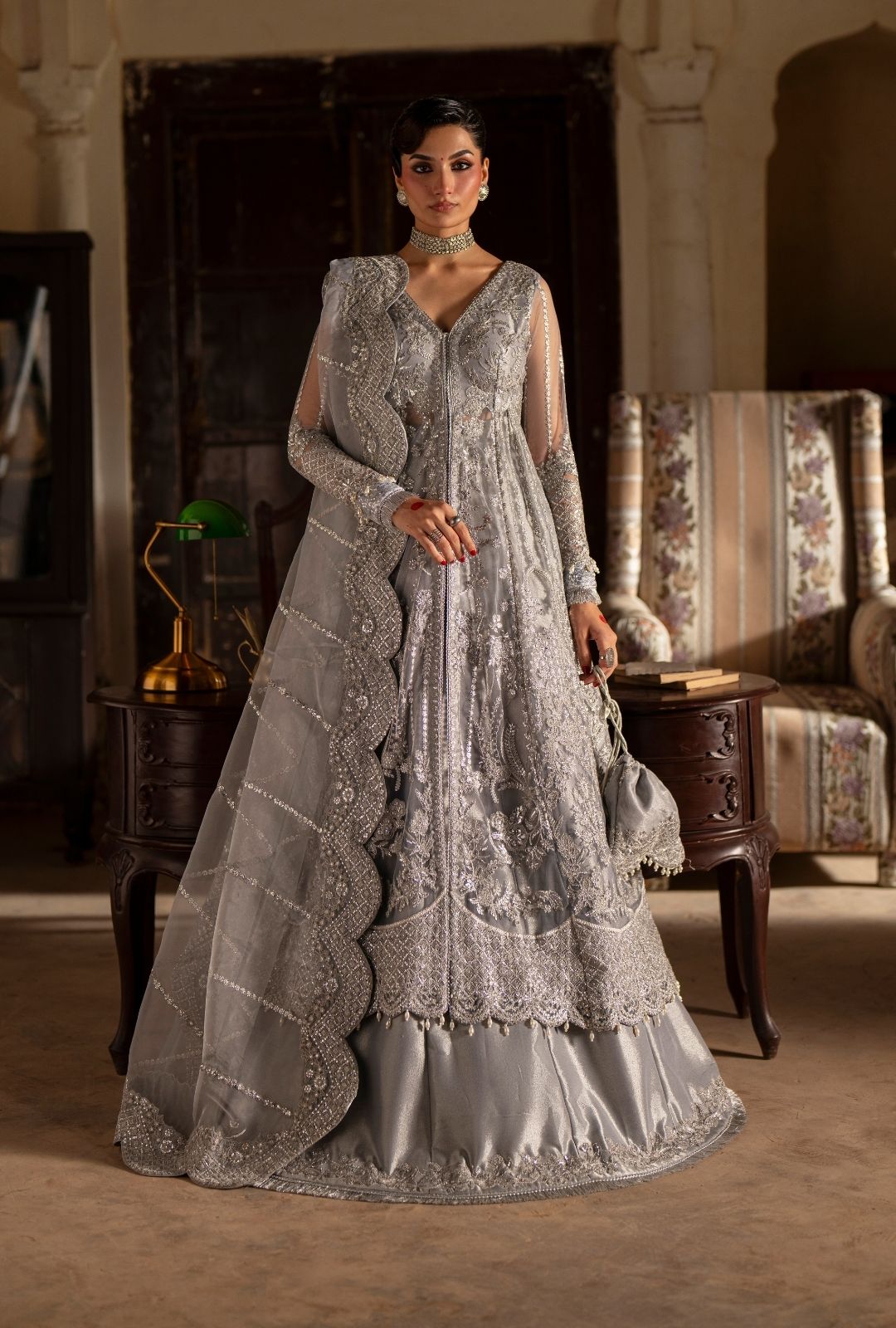 Mehar – authentic Pakistani formal dress from the AJR Couture Dastan e Ishq collection for women in the UK