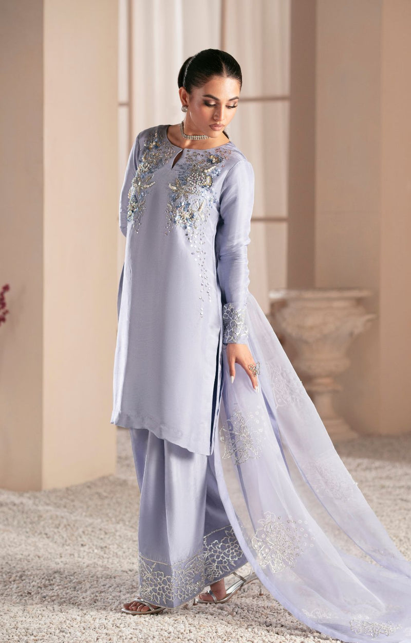 Ajr Couture | Symphony Luxe Festive 25 | Crimson by AJR Couture - Designer Dress - Type: Ladies Clothes - Available at Libayah - 100% Original