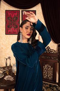 Fozia Khalid | Velvet Deck | Ariana by Fozia Khalid - Designer Dress - Type: Formal - Available at Libayah - 100% Original