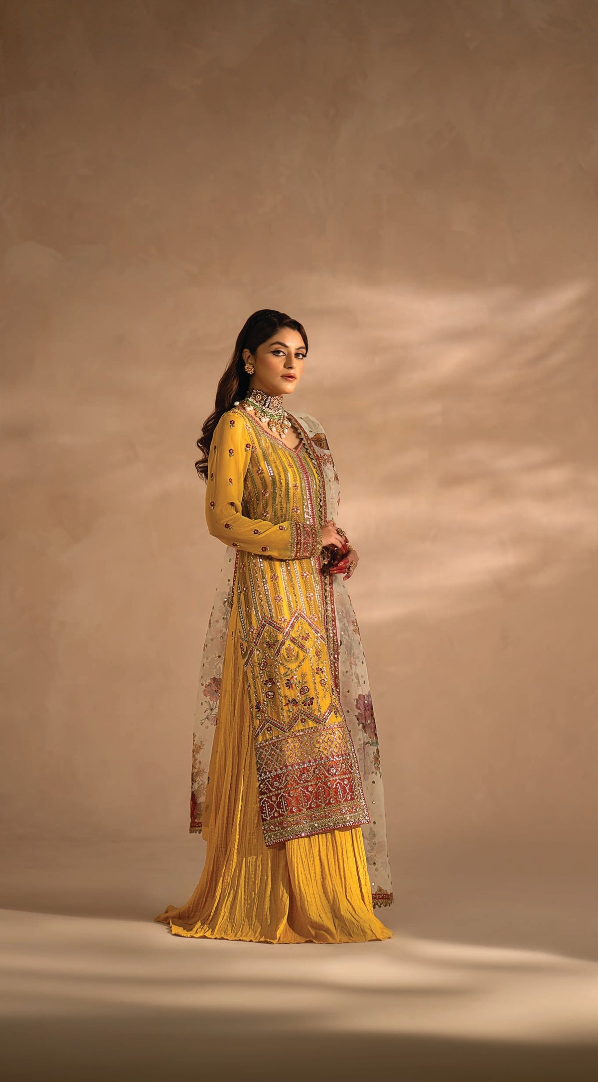 Myeesha | Nayab Formals | Pukhraj by Myeesha - Designer Dress - Type: Ladies Clothes - Available at Libayah - 100% Original