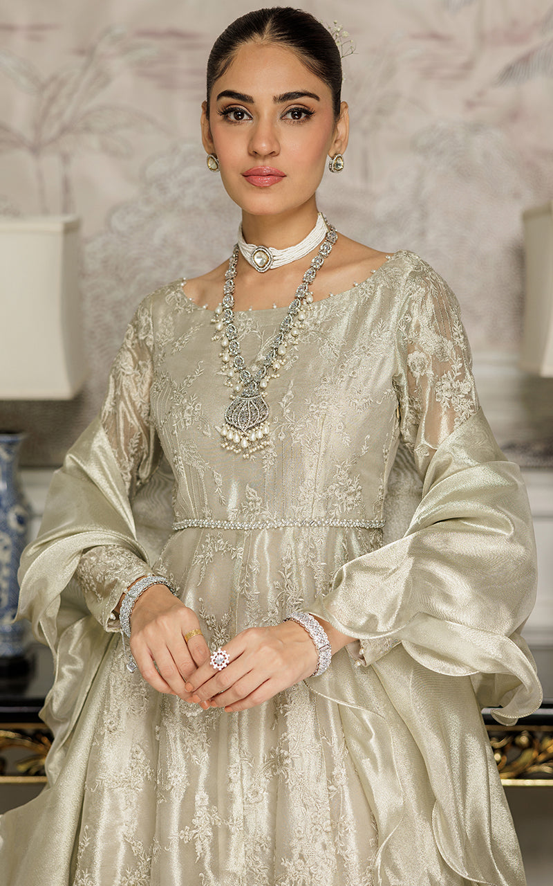 Threads and Motifs | Formal Dresses 25 | Embroidered Maxi by Threads and Motifs - Designer Dress  - Type : Ladies Clothes - Available at Libayah - 100% Original 
