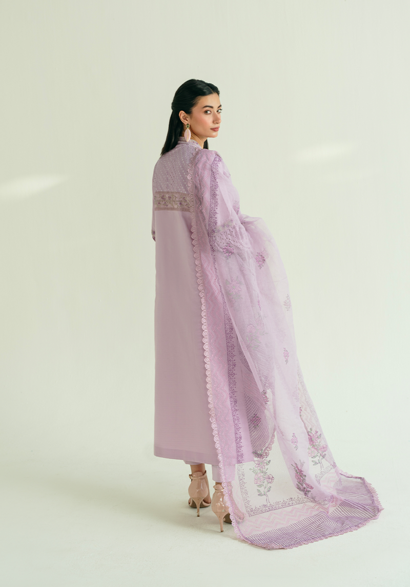 Zarqash | Whispers of Summer | LAVENDER VINES - Designer Dress - Type : Ladies Clothes - Available at Libayah - 100% Original