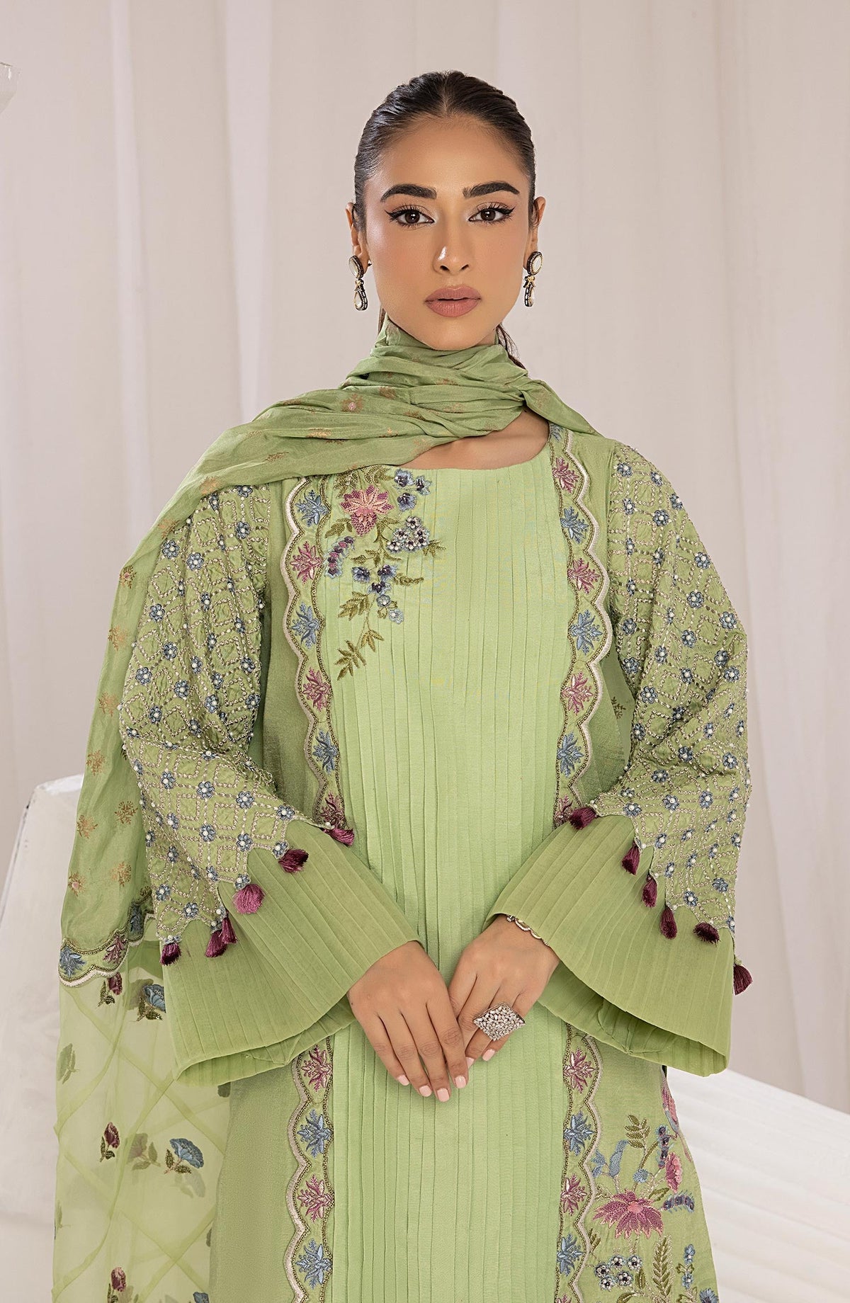 Mina Kashif | Luxury Pret | MK23-19 by Mina Kashif - Designer Dress - Type: Formal - Available at Libayah - 100% Original