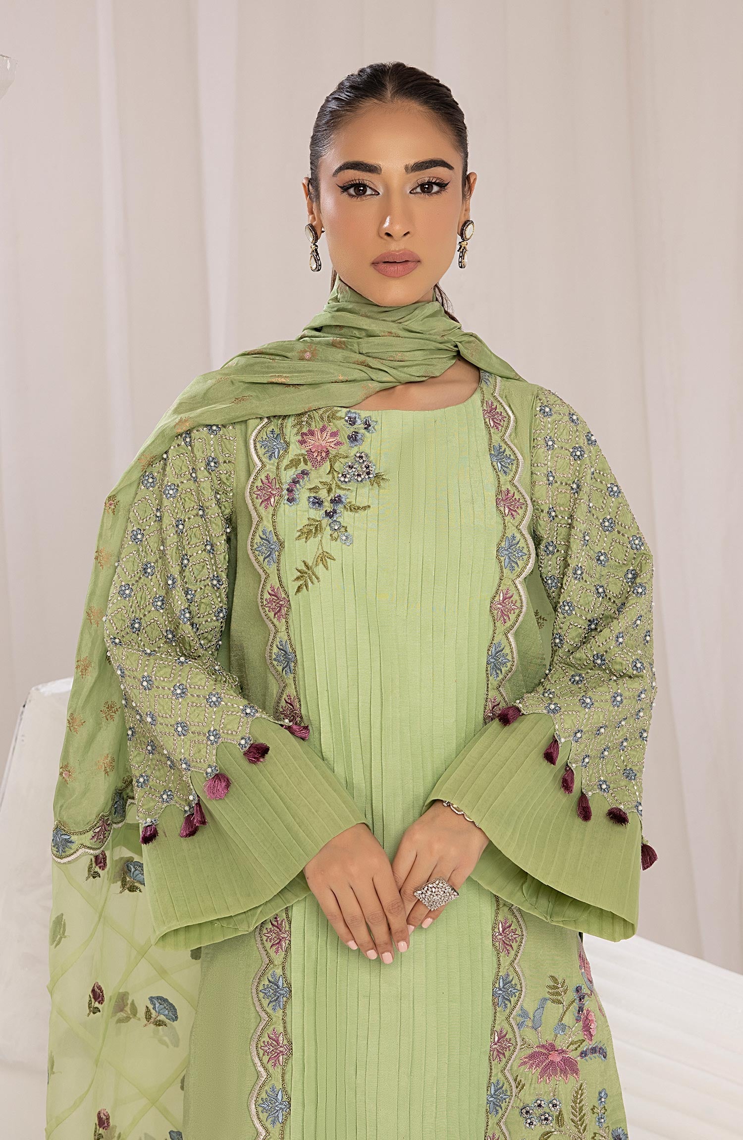 Mina Kashif | Luxury Pret | MK23-19 by Mina Kashif - Designer Dress - Type: Formal - Available at Libayah - 100% Original