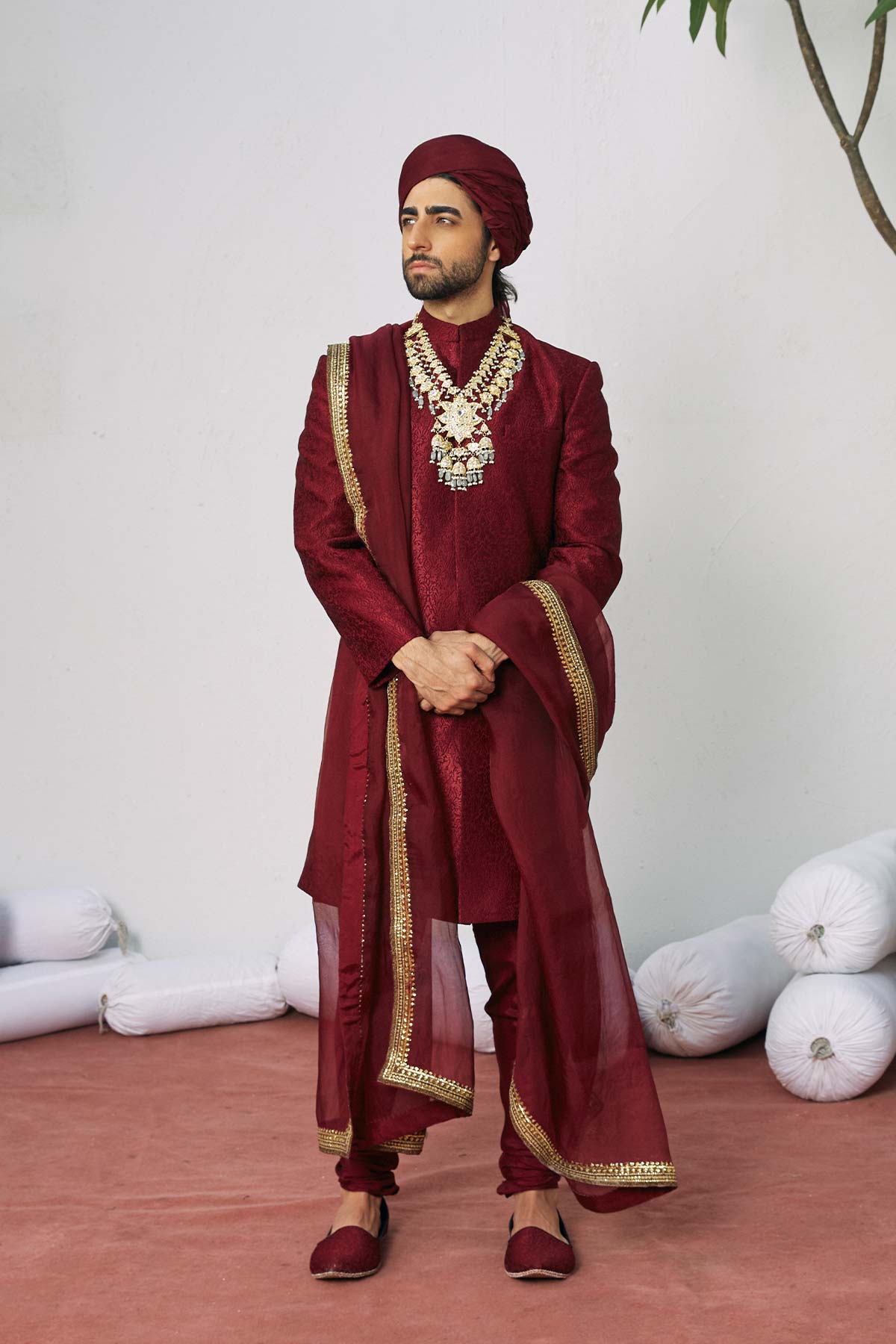 Pakistani Menswear | Mina Kashif | Khanzada by Libayah - Designer Dress - Type: Menswear - Available at Libayah - 100% Original