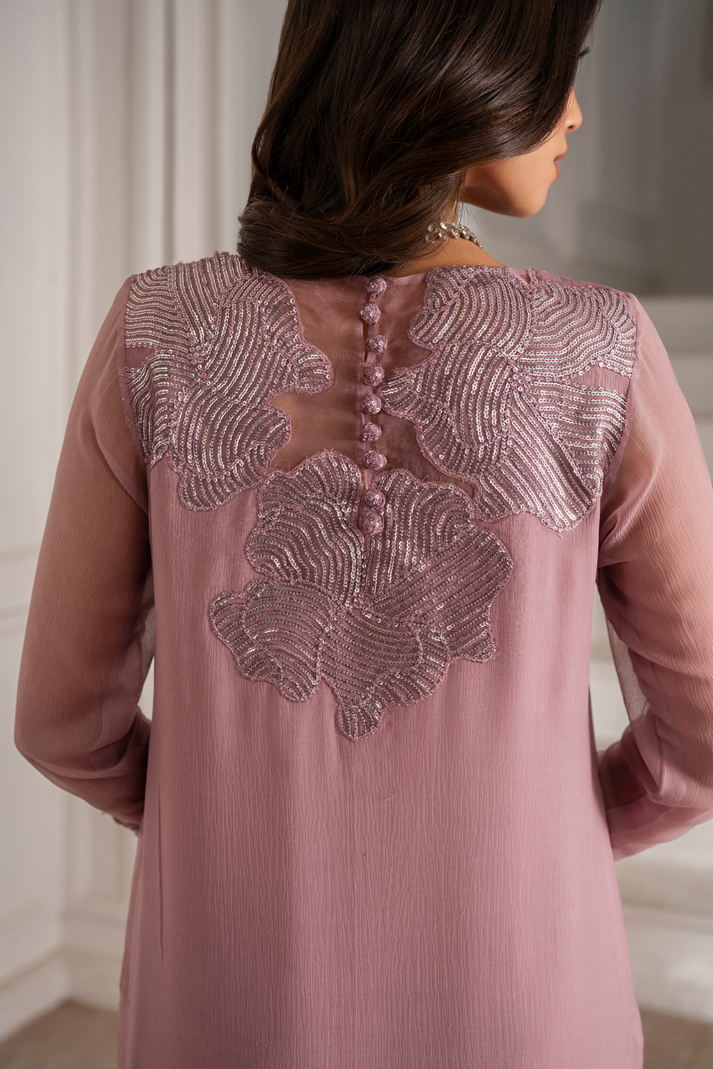 Iznik | Festive Formal |  UE-418 Embroidered Chiffon by Iznik - Designer Dress  - Type : Ladies Clothes - Available at Libayah - 100% Original 