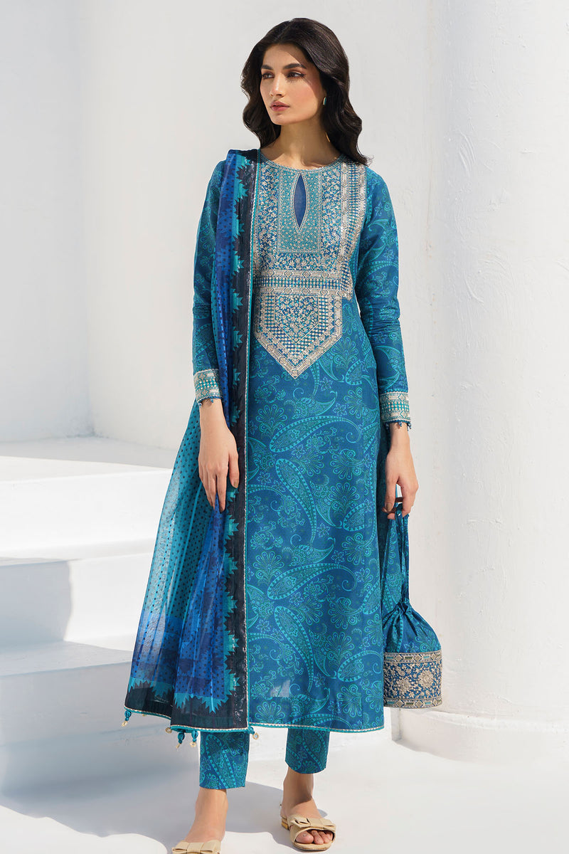 Jazmin | Summer Lawn 25 | USE-9017 by Jazmin - Designer Dress - Type: Ladies Clothes - Available at Libayah - 100% Original