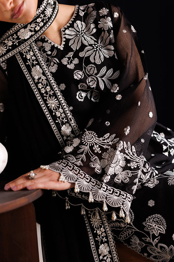 Baroque | Formals Collection | EMBROIDERED COTTON NET UF-4441 by Baroque - Designer Dress  - Type : Ladies Clothes - Available at Libayah - 100% Original 