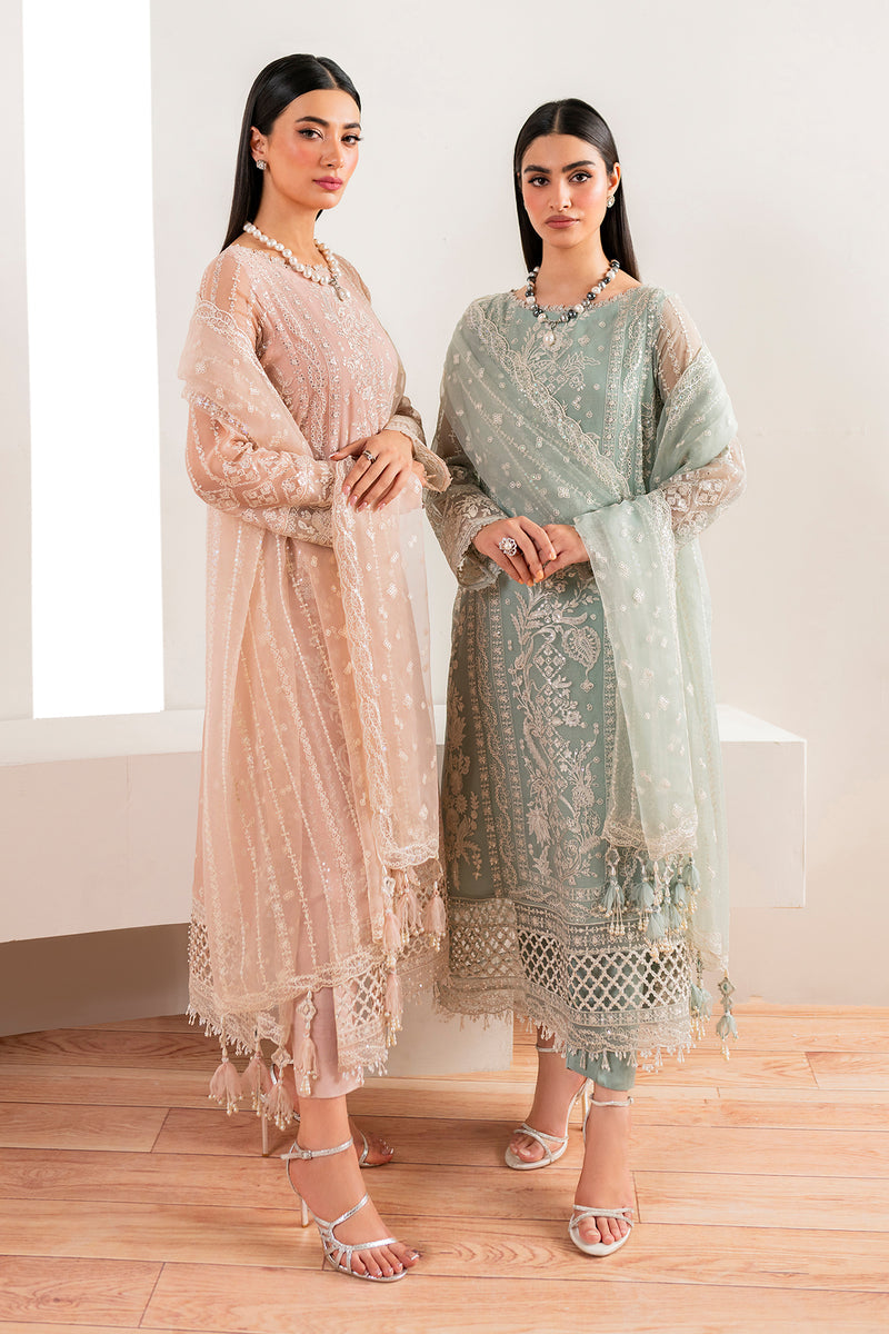 Braoque | Luxury Pret 24 | CHIFFON UF-680 by Baroque - Designer Dress - Type: Luxury - Available at Libayah - 100% Original