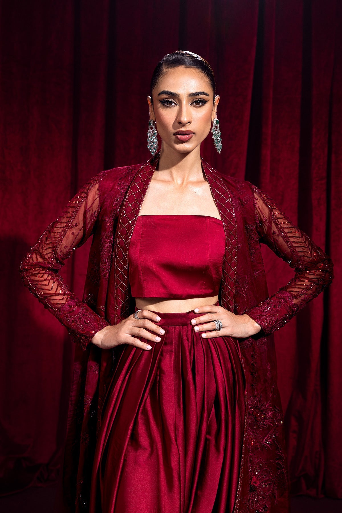 Mina Kashif | Luxury Pret | Rosalia by Mina Kashif - Designer Dress - Type: Formal - Available at Libayah - 100% Original