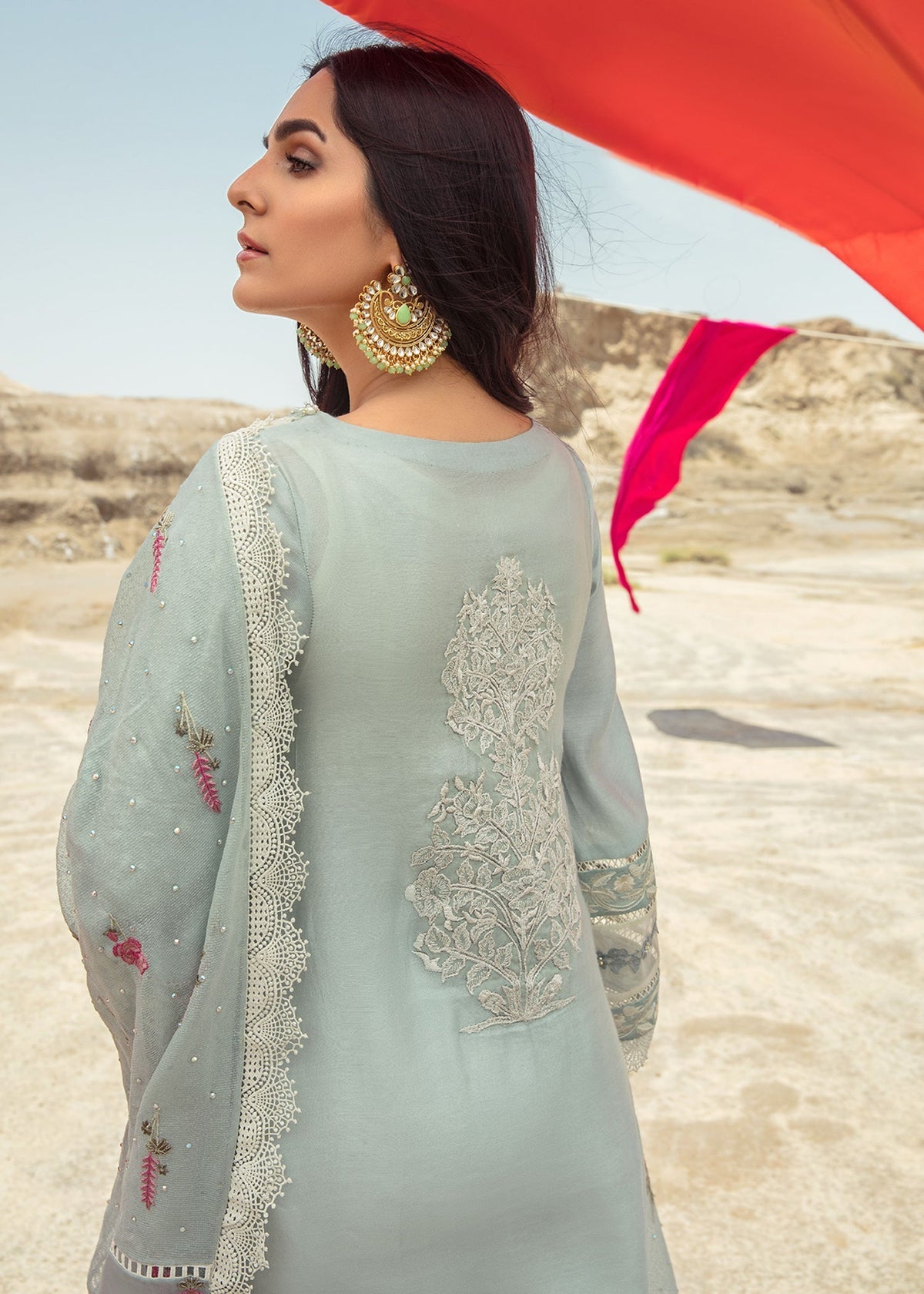 Saira Shakira | Luxury Pret | Seafoam by Saira Shakira - Designer Dress  - Type : Ladies Clothes - Available at Libayah - 100% Original 
