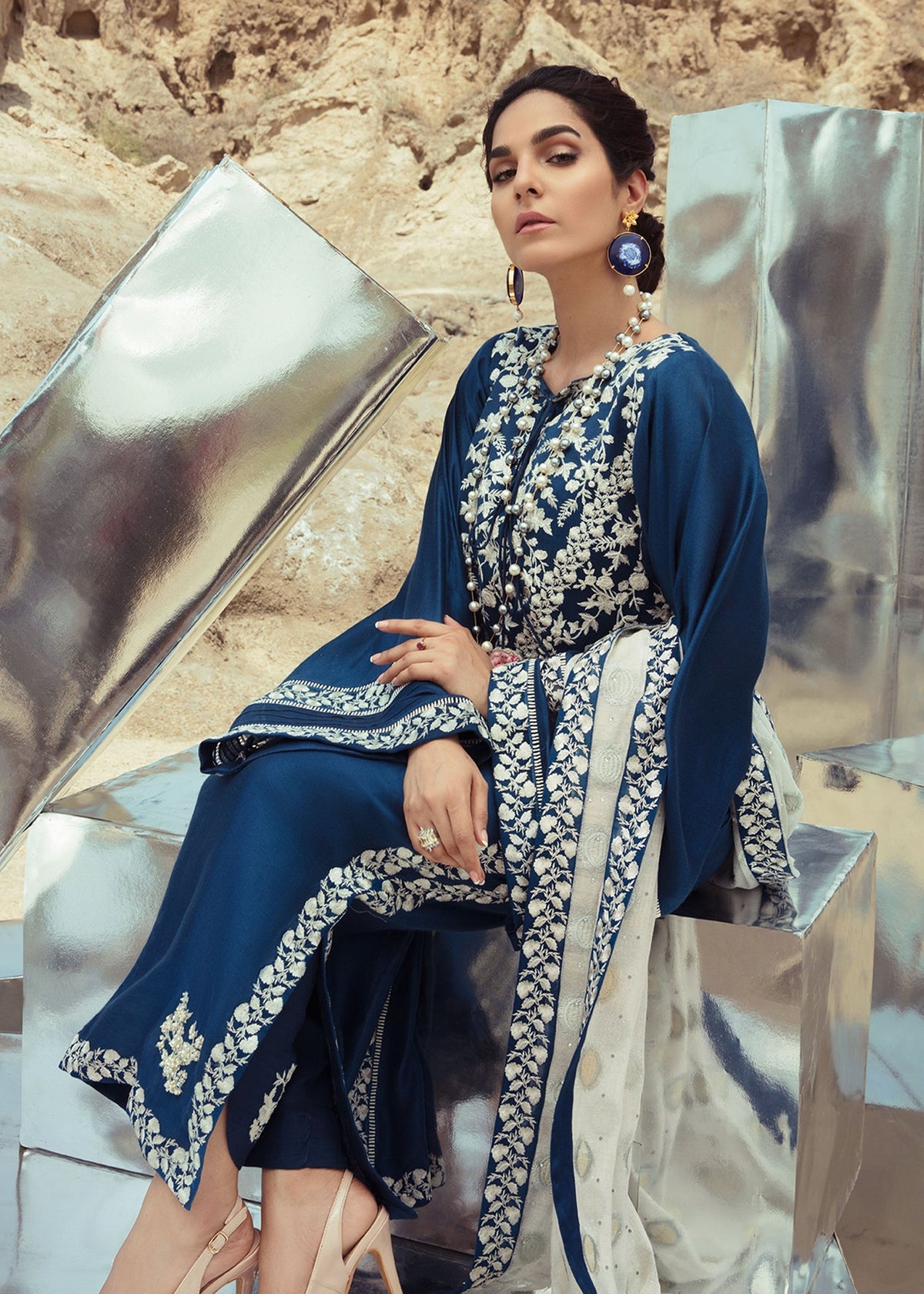Saira Shakira | Luxury Pret | Prussia by Saira Shakira - Designer Dress  - Type : Ladies Clothes - Available at Libayah - 100% Original 