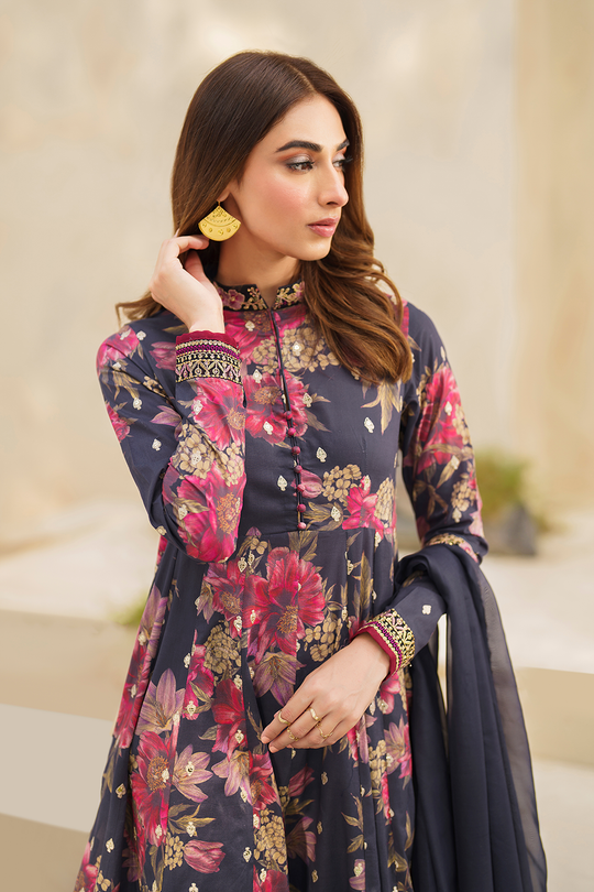 Iznik | Exclusive Lawn | SFL-12 EMBROIDERED LAWN by Iznik - Designer Dress - Type: Ladies Clothes - Available at Libayah - 100% Original