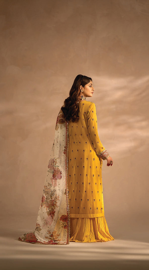 Myeesha | Nayab Formals | Pukhraj by Myeesha - Designer Dress - Type: Ladies Clothes - Available at Libayah - 100% Original