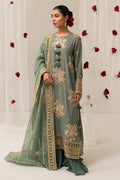 Cross Stitch | Luxe Atelier 24 | GARLAND SAGE by Cross Stitch - Designer Dress - Type: Ladies Clothes - Available at Libayah - 100% Original