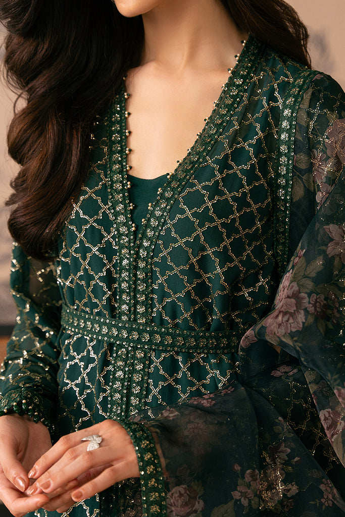Cross Stitch | Luxe Atelier 24 | VIRIDIAN HAVEN by Cross Stitch - Designer Dress - Type: Ladies Clothes - Available at Libayah - 100% Original