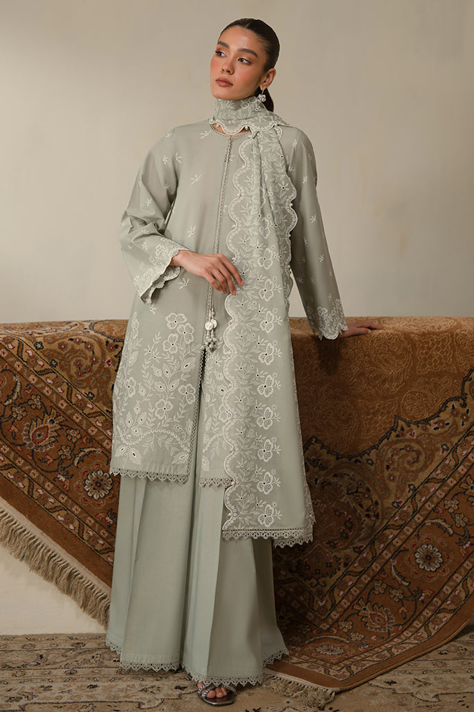 Cross Stitch | Chikankari Lawn 24 | SEA MIST by Cross Stitch - Designer Dress - Type: Ladies Clothes - Available at Libayah - 100% Original