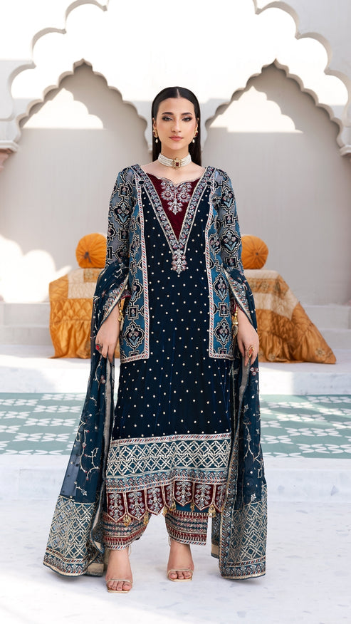 Zebtan | Andaz e Makhmal | ZAM-08 by Zebtan - Designer Dress - Type: Ladies Clothes - Available at Libayah - 100% Original