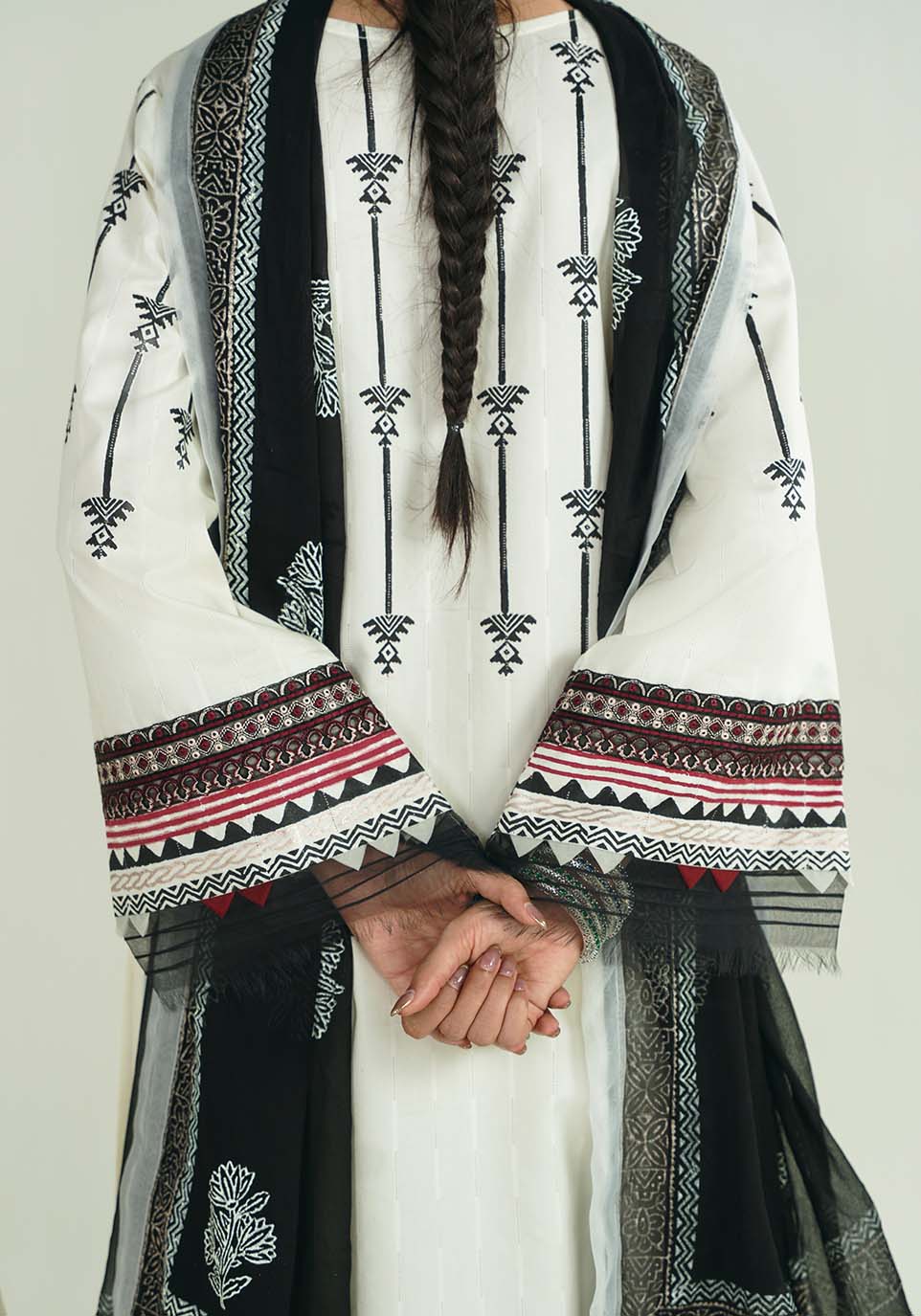 Zarqash | Nazakat Ready to Wear | NOOR-E-SIYAH by Zarqash - Designer Dress  - Type : Ladies Clothes - Available at Libayah - 100% Original 