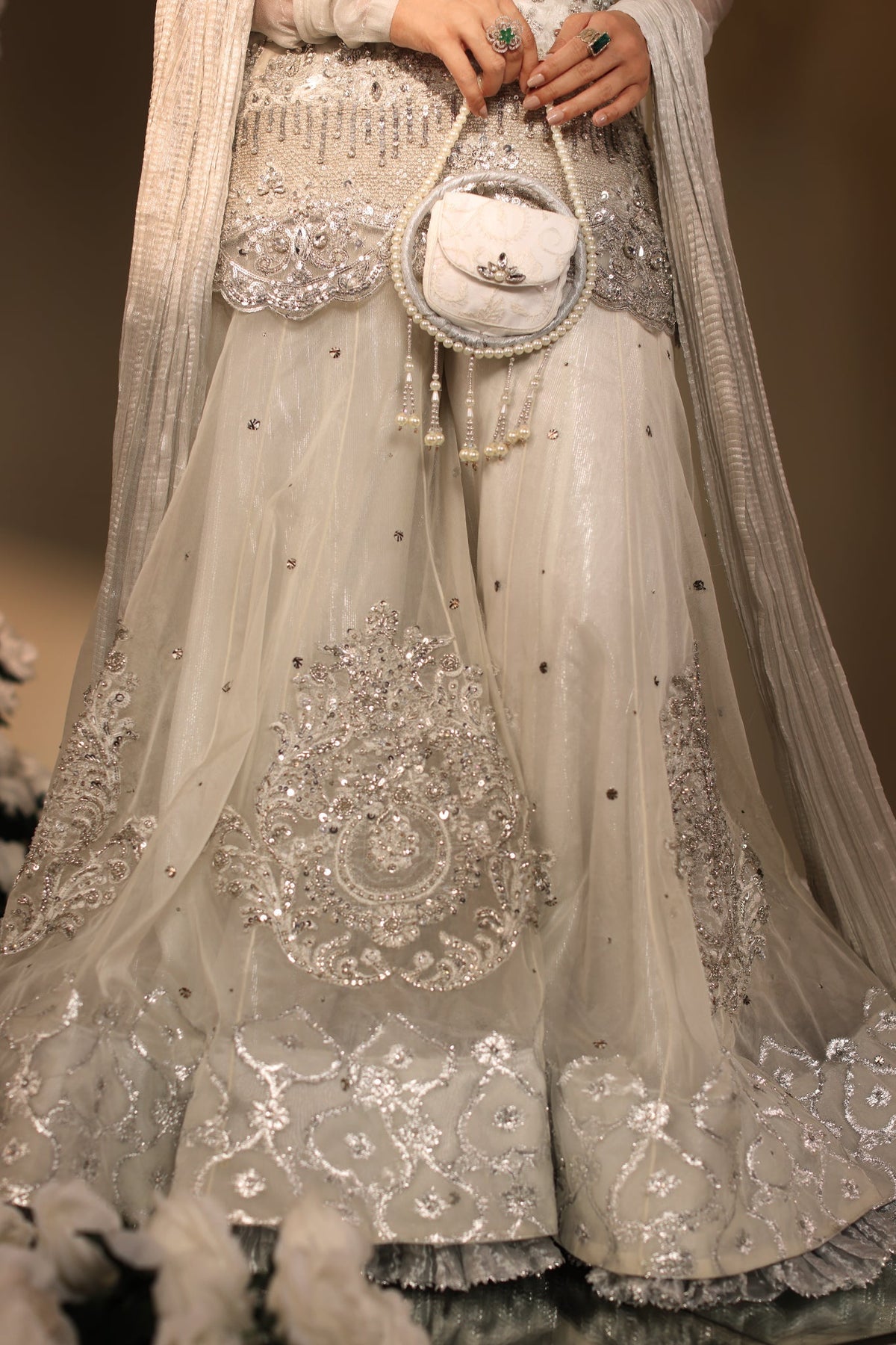 Musferah Saad | Casa Blance | Ivory Serenade by Musferah Saad - Designer Dress  - Type : Ladies Clothes - Available at Libayah - 100% Original 