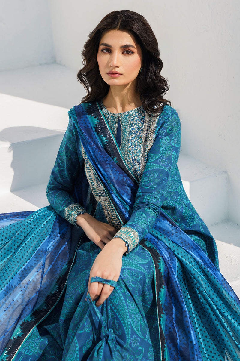 Jazmin | Summer Lawn 25 | USE-9017 by Jazmin - Designer Dress - Type: Ladies Clothes - Available at Libayah - 100% Original