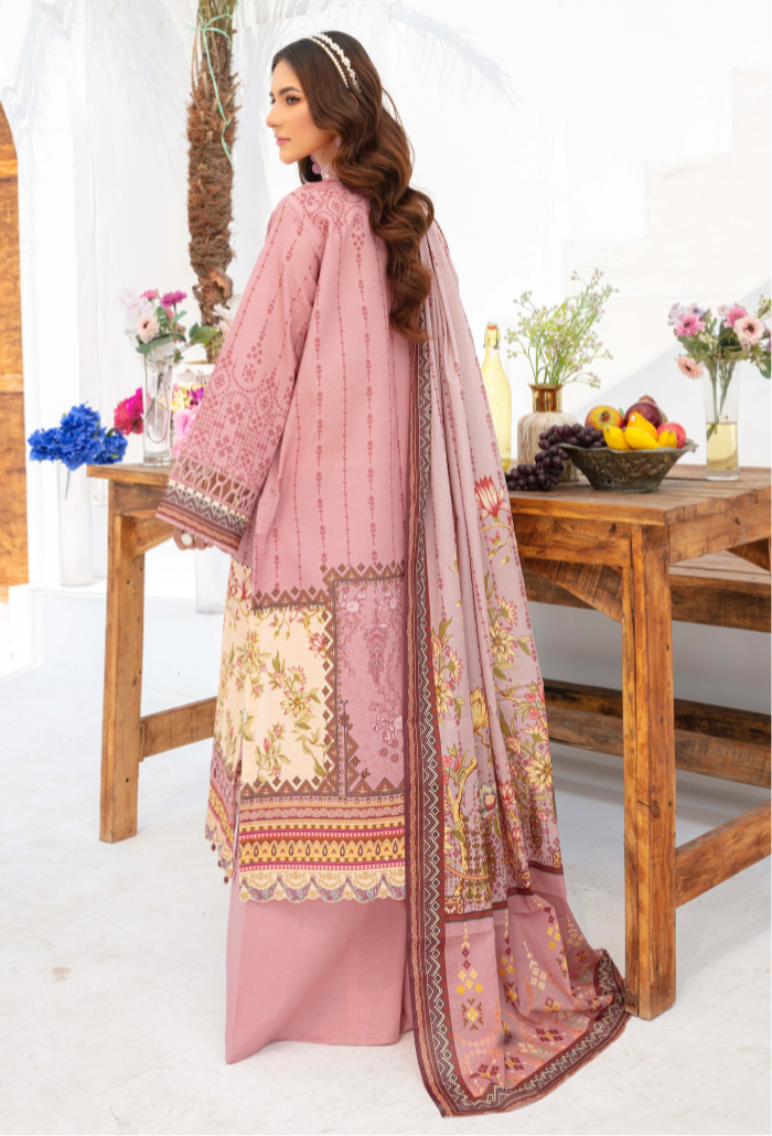 Humdum | Saira Bano Lawn 24 | D01 by HumDum - Designer Dress - Type: Ladies Clothes - Available at Libayah - 100% Original