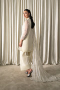 Neeshay | Ready to Wear Chiffon | RTW-CHFN-06 White by Neeshay - Designer Dress  - Type : Ladies Clothes - Available at Libayah - 100% Original 