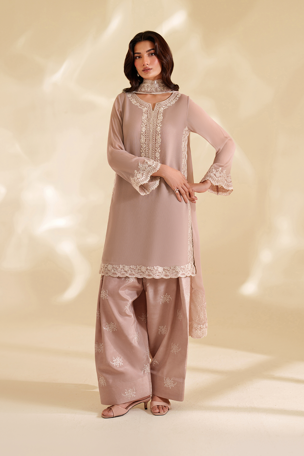 Iznik | Festive Formal |  CC-79 Embroidered Chiffon by Iznik - Designer Dress  - Type : Ladies Clothes - Available at Libayah - 100% Original 
