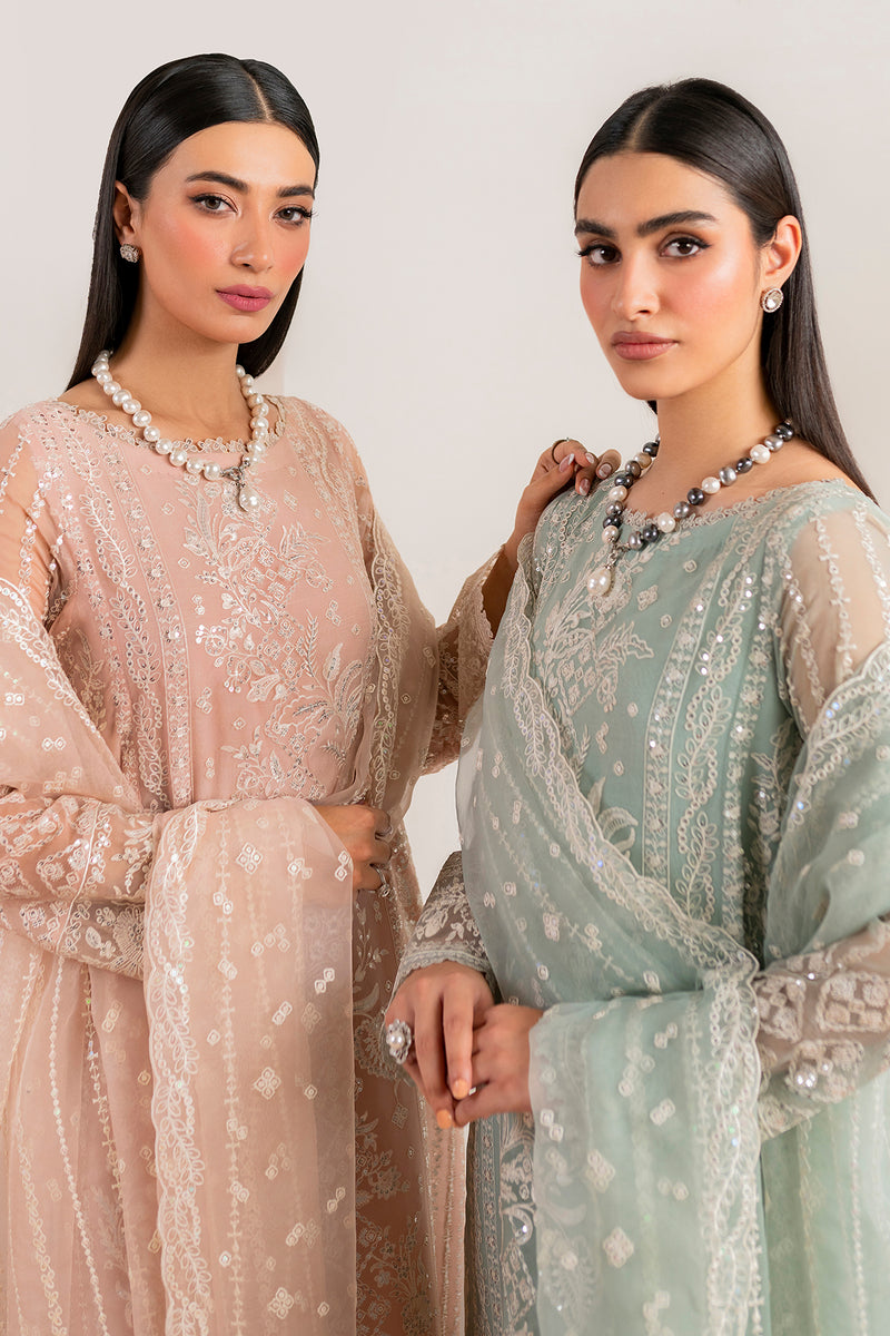 Braoque | Luxury Pret 24 | CHIFFON UF-680 by Baroque - Designer Dress - Type: Luxury - Available at Libayah - 100% Original