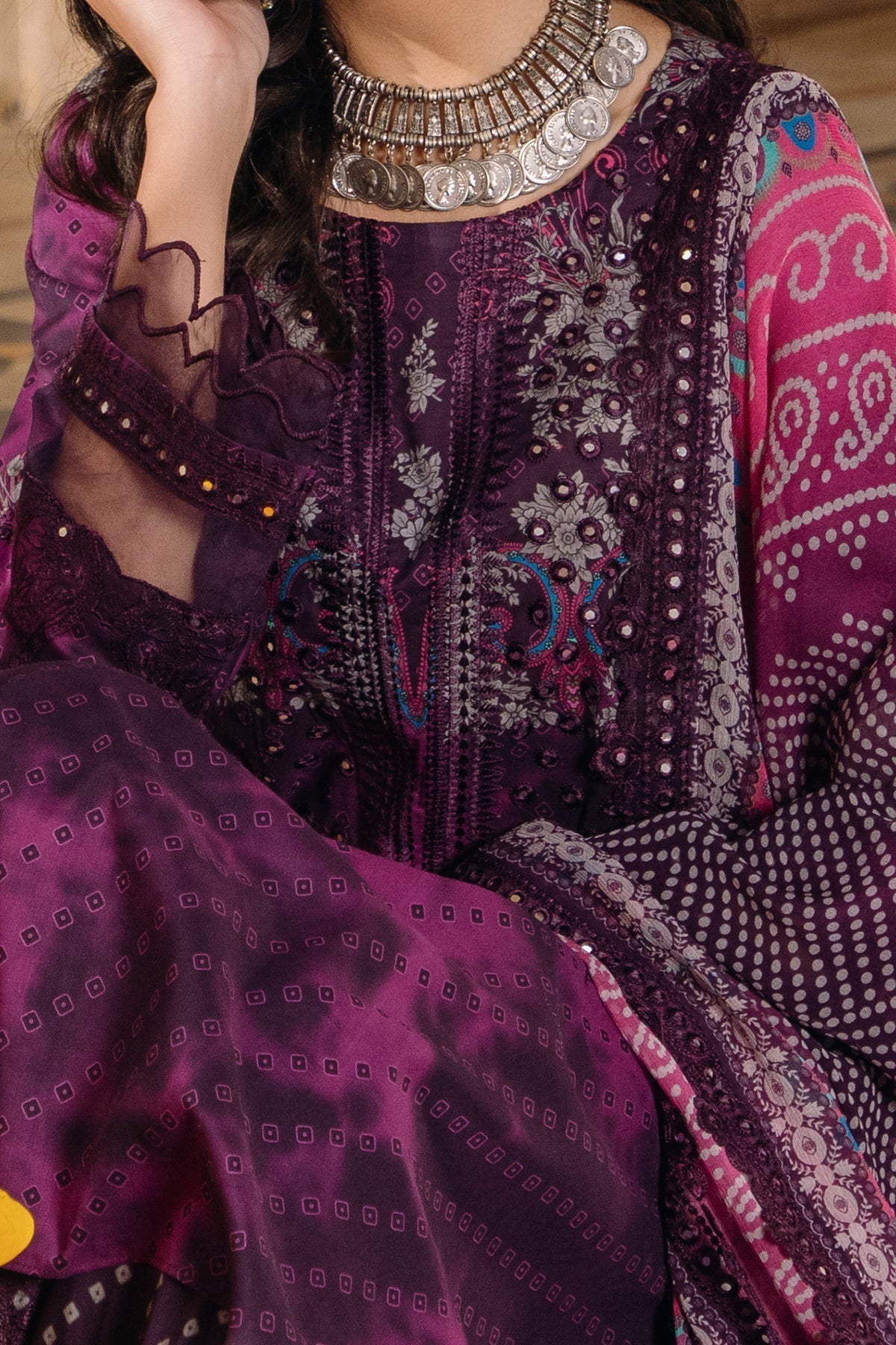 Charizma | Lawn Collection 24 | CH4-08 by Charizma - Designer Dress - Type: Casuals - Available at Libayah - 100% Original