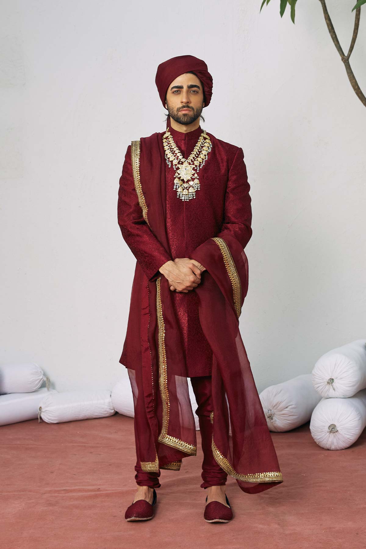 Pakistani Menswear | Mina Kashif | Khanzada by Libayah - Designer Dress - Type: Menswear - Available at Libayah - 100% Original