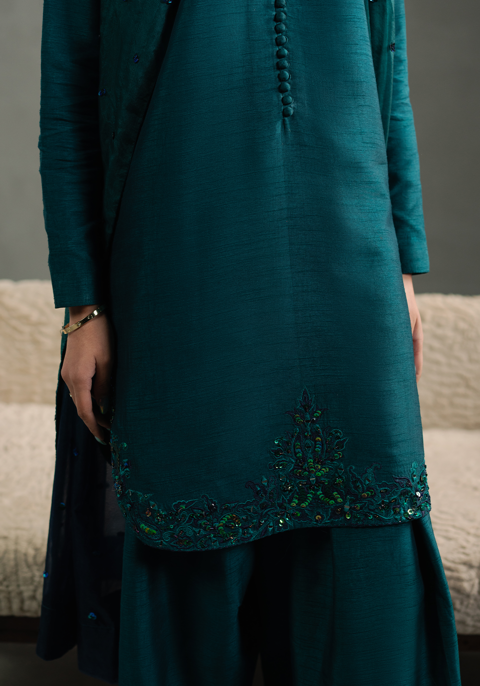 Zarqash | Silk Edit | ZQS 015 ELOISE by Zarqash - Designer Dress - Type: Ladies Clothes - Available at Libayah - 100% Original