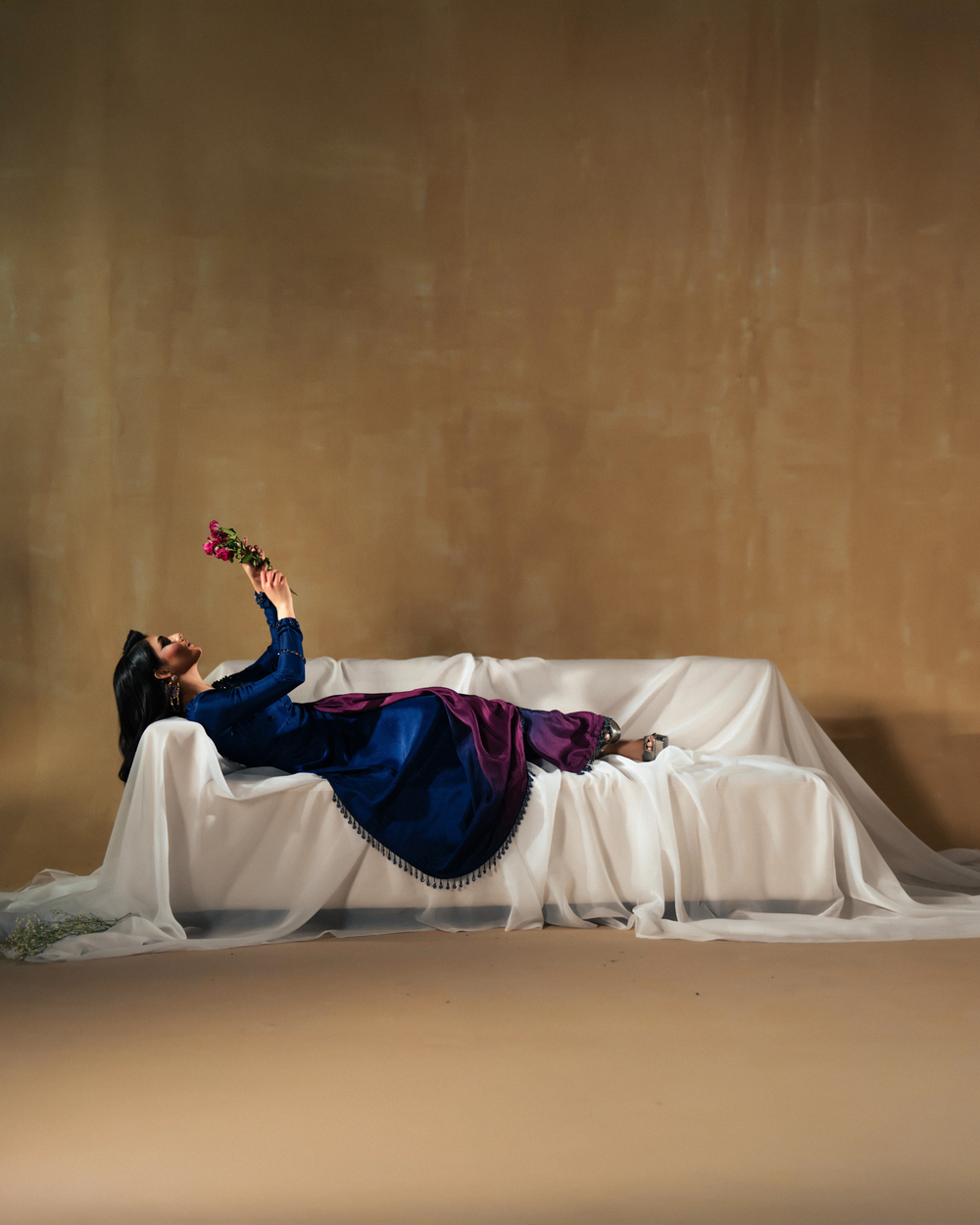 Vasal | Zyra Luxe Pret 26 | Sapphire drift by Vasal - Designer Dress  - Type : Ladies Clothes - Available at Libayah - 100% Original 